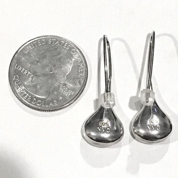 Sterling Silver 925 Tear Drop Earrings - Picture 4 of 8